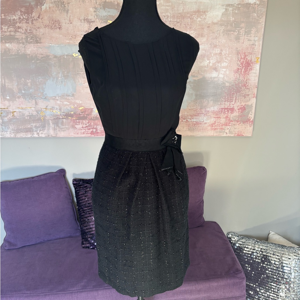 Max & Cleo Black Mini Dress Size 2